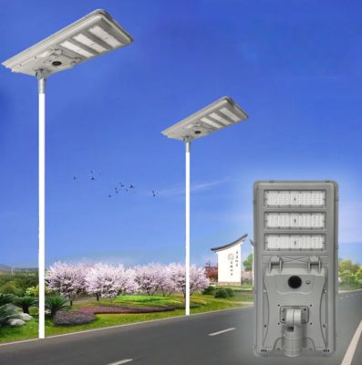 All-in-One Solar Street Light with IP67 Waterproof Lithium Battery for Residential Roads