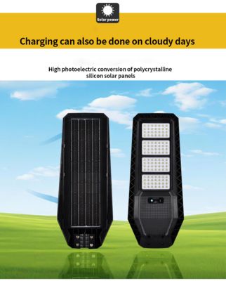 Smart Integrated LED Solar Street Light With IP65 Intelligent Light Control Radar Motion Sensor