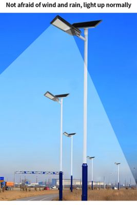 Split-Type Solar Street Light with Wide Beam Angle for Outdoor Illumination