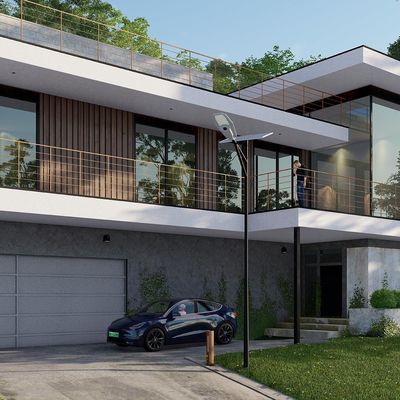 Split Type Solar LED Street Light With Modern Design IP65 Waterproof