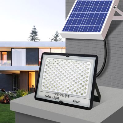 LED Solar Flood Light IP65 High-Efficiency For Garden