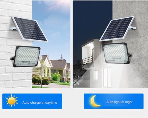 LED Solar Flood Light With Energy-Saving Auto Light Sensor Intelligent
