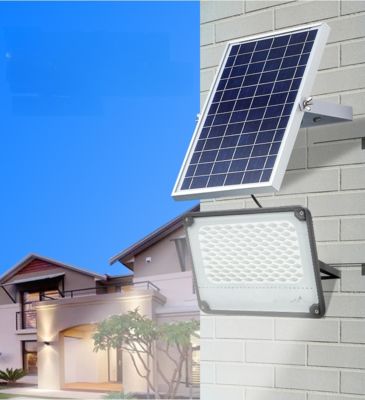 LED Solar Flood Light With Energy-Saving Auto Light Sensor Intelligent