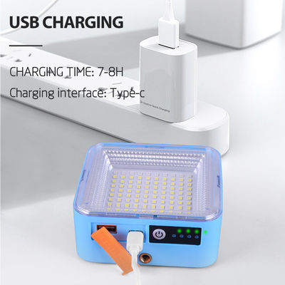 LED Solar Flood Light For Outdoor Camping Warm White Brightness