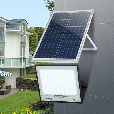 IP65 Solar Flood Light with Remote-Control for Construction Sites
