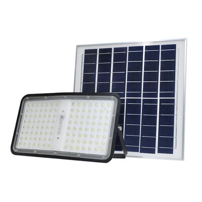 LED Solar Flood Light With Adjustable Brightness Powerful Curved Garden Lighting