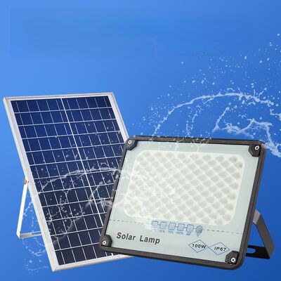LED Solar Flood Light With Energy-Saving Auto Light Sensor Intelligent