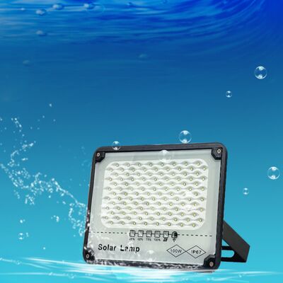 LED Solar Flood Light With Dual Motion Sensor And 15m Range For Outdoor Lighting