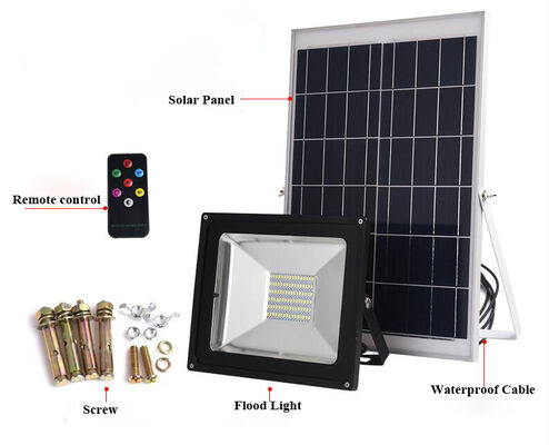 Easy Install LED Solar Flood Light With Waterproof Eco Friendly Patio Security Lighting