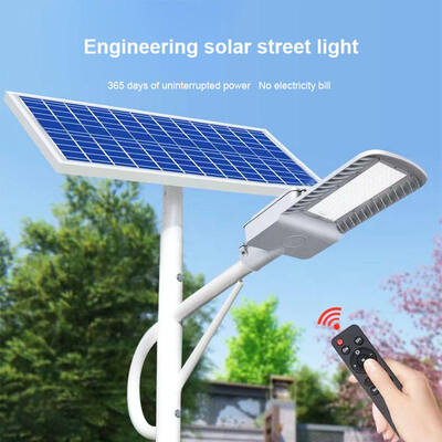 Split-Type Solar Street Light with Die-Cast Aluminum Solar Panel for High Lumen Output