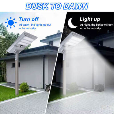 Integrated LED Solar Street Light With 6000-6500K Adjustable Brightness 8-12m Height