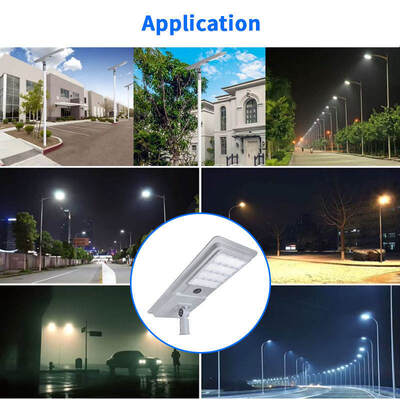 All-in-One Solar Street Light with IP67 Waterproof Lithium Battery for Residential Roads