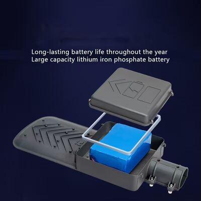 Split LED Solar Street Light with All-Weather Adjustable Brightness for Backyard