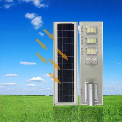 Solar Street Light with LiFePO4 Battery 6000K Color Temp For Pathway IP65 Waterproof