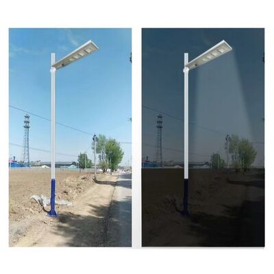 Solar Street Light with LiFePO4 Battery 6000K Color Temp For Pathway IP65 Waterproof