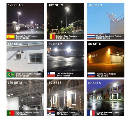LED Solar Street Light With IP68 Waterproof Shockproof for Mountainous Area Roads