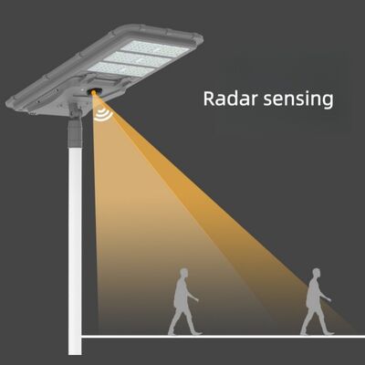 LED Solar Street Light With Timing Function Adjustable Brightness for Stadium Surroundings