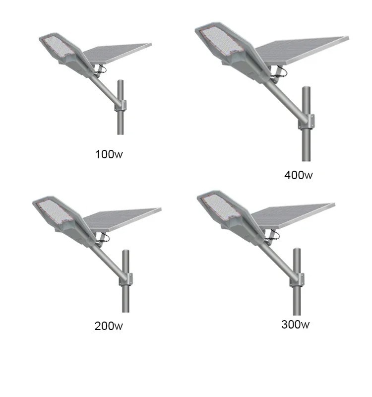 LED Solar Street Lights With Lithium Battery Waterproof IP65 For Outdoor Garden