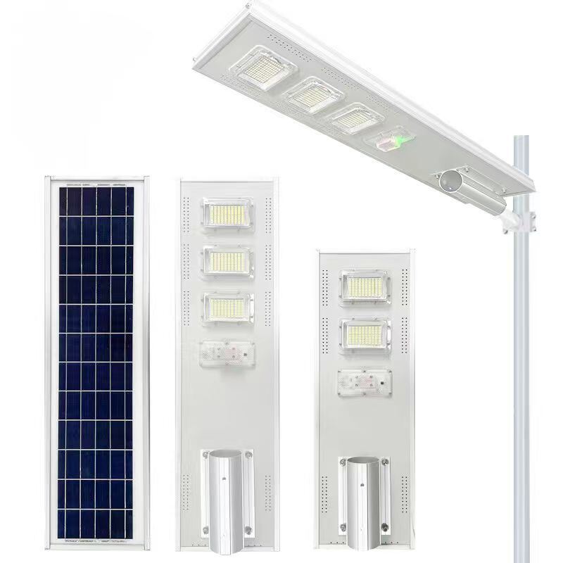 Solar Street Light with LiFePO4 Battery 6000K Color Temp For Pathway IP65 Waterproof
