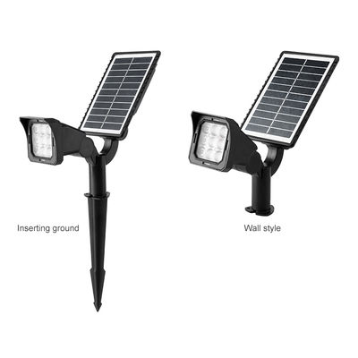 جودة مصباح شمسي LED مقاوم للماء بمعيار IP65، هيكل من الألومنيوم للفناء والممر مصنع