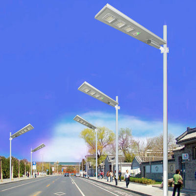 गुणवत्ता All in One Outdoor New Product Road Flood Lighting Energy Saving Lamp Panel Rechargeable Battery Garden Wall Solar LED Street Light कारखाना