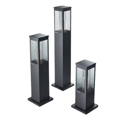 Aluminum Solar Landscape Lights With Pure White Color Temperature And Solar Panel