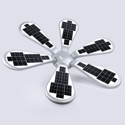 Lily-shaped Solar Outdoor Garden Lamp 2026 New Model Waterproof Lighting Lamp Ultra-bright High-power LED Street Lamp