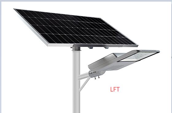 Kualitas IP66 Waterproof Split Solar Street Light 5000LM untuk Jalan, Tempat Parkir, Taman pabrik