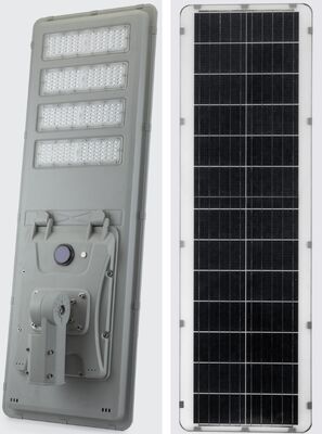 Calidad Luz LED Solar Todo en Uno para Calle con Panel Solar, Luz de Calle Solar Exterior Impermeable para 60W 80W 100W fábrica