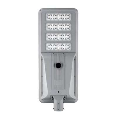 Kwaliteit 150W Mono Zonne-straatverlichting met Radarsensor & MPPT Controller | 23842LM, 336 SMD3030 LED's, 960Wh LiFePO4 Batterij, IP65 Waterdicht voor Snelweg, Parkeerplaats, Plein fabriek