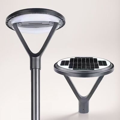 Quality Solar Light with Die-Cast Aluminum Housing | 20W Mono Panel, White/Warm White, No Wiring, Easy Pole Mount factory