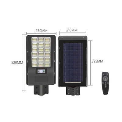 Kwaliteit Zonne-energie Lamp met Lichaamssensor & Afstandsbediening 16W Paneel, IP65 Waterdicht, Geen Bedrading, Eenvoudige Installatie voor Binnenplaats & Oprit fabriek