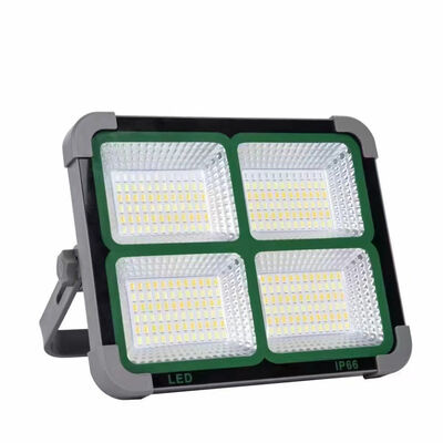 Chất lượng Đèn làm việc LED năng lượng mặt trời 100W ngoài trời, độ sáng cao, di động, cắm trại, đi bộ đường dài, đèn lũ, sạc USB, SOS nhà máy