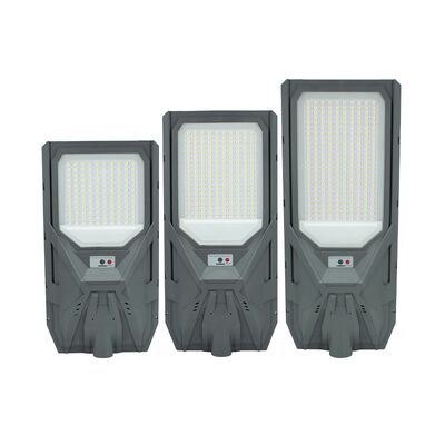Qualität IP65 Radar Induktion ABS Gehäuse Wiederaufladbare LED-Integrierte Solarstraßenbeleuchtung Alles in einer Solarstraßenlampe Fabrik