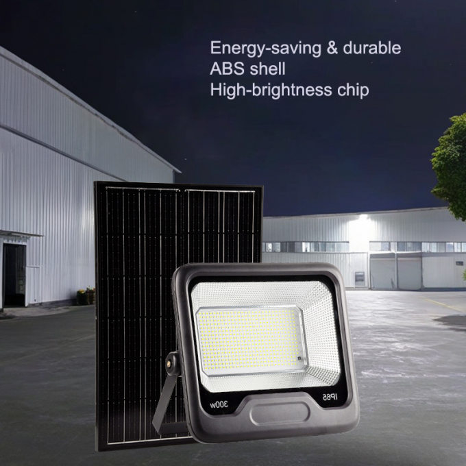 Smart Solar Flood Light with Remote & Optical Control